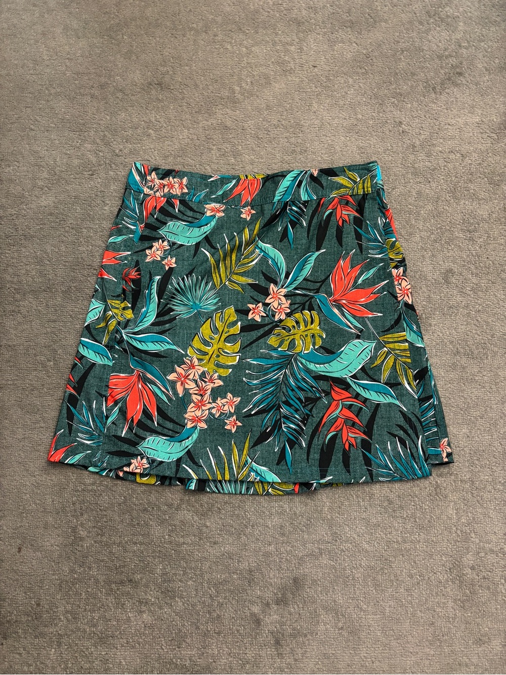 RipSkirt Hawaii Bali Jungle Tropical Wrap Skirt Length 2 Women’s